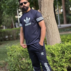 تخفیف استثنایی ست تیشرت و شلوار مردانه پسرانه طرح آدیداس  با کیفیت در رنگبندی   باارسال رایگان