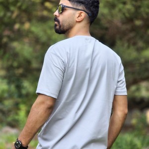 فروش فوق العاده تیشرت مردانه ساده مدل B شیک و کاربردی رنگ مشکی باارسال رایگان