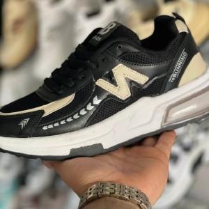 تخفیف فوق العاده کفش اسپرت زنانه دخترانه مدل نیوبالانس بی نظیر رنگ مشکی کرم  با ارسال رایگان