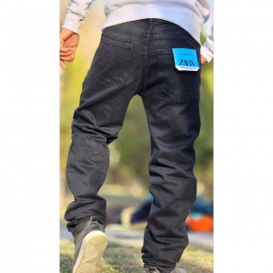 فروش فوق العاده شلوار لی مام فیت مردانه شیک و پرفروش رنگ مشکی  باارسال رایگان