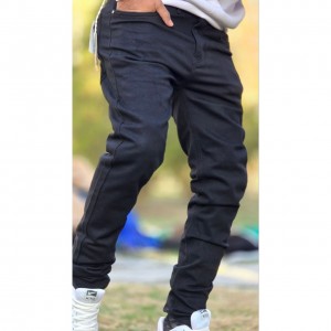 فروش فوق العاده شلوار لی فیت مردانه پسرانه شیک و جدید رنگ مشکی باارسال رایگان