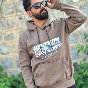 حراج هودی  مردانه پسرانه مدل درام با نرمی و لطافت بالا رنگ سفید باارسال رایگان