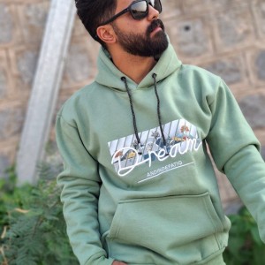 فروش بی نظیر هودی  مردانه پسرانه مدل درام شیک و خاص رنگ قهوه ای باارسال رایگان