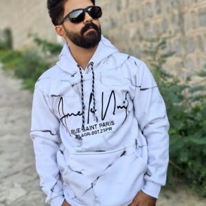 حراج پاییزه  هودی  مردانه پسرانه  مدل ضربان راحت و خاص رنگ مشکی باارسال رایگان