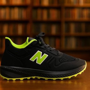 حراج فوق العاده کفش کتونی اسپرت مردانه پسرانه مدل نیوبالانس سبک و راحت رنگ مشکی آبی باارسال رایگان