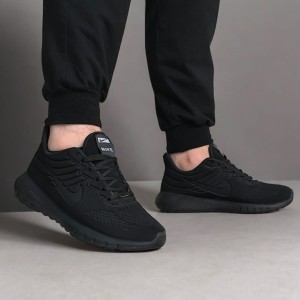 تخفیف بی نظیر کفش کتونی اسپرت نایک مردانه پسرانه سبک و راحت رنگ مشکی سبز  با ارسال رایگان