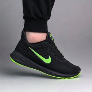 حرااااجی کفش کتونی اسپرت نایک مردانه پسرانه نرم و سبک  رنگ مشکی نارنجی با ارسال رایگان