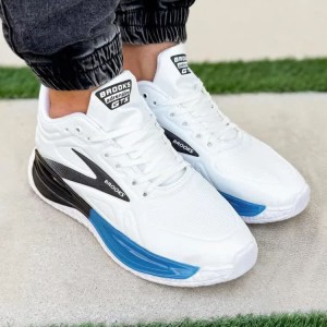 فروش ویژه کفش کتونی اسپرت بروکس کپسولی مردانه پسرانه خاص رنگ سفید مشکی با ارسال رایگان