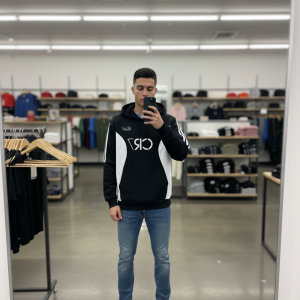 حراج استثنایی هودی مردانه و پسرانه طرح M جدید و منحصر بفرد رنگ کرمی باارسال رایگان