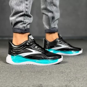 حراج واقعی کفش کتونی اسپرت بروکس کپسولی مردانه پسرانه خوش پوش و سبک رنگ سفید ابی با ارسال رایگان