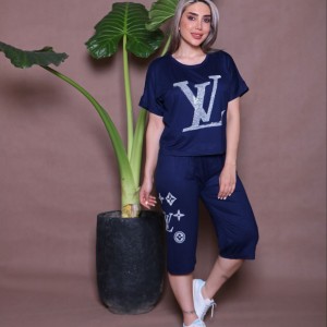 خرید ست کراپ شلوارک دخترانه زنانه مدل  ly  در رنگبندی متنوع