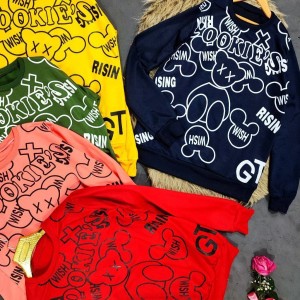 خرید اینترنتی تیشرت  دخترانه زنانه مدل میکی موس با کیفیت تن خور عالی فری سایز در رنگبندی با ارسال رایگان