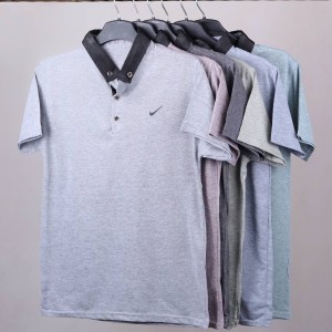 خرید تیشرت  یقه دار مردانه جنس ملانژ ضخیم درجه یک با ارسال رایگان در رنگبندی