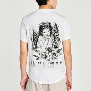 خرید تیشرت  مردانه مچینست پشت چاپ تن خور عالی نخ پنبه درجه یک با ارسال رایگان