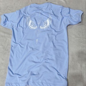 حراج ویژه تیشرت مردانه  نرم و راحت رنگ ابی   ارسال رایگان