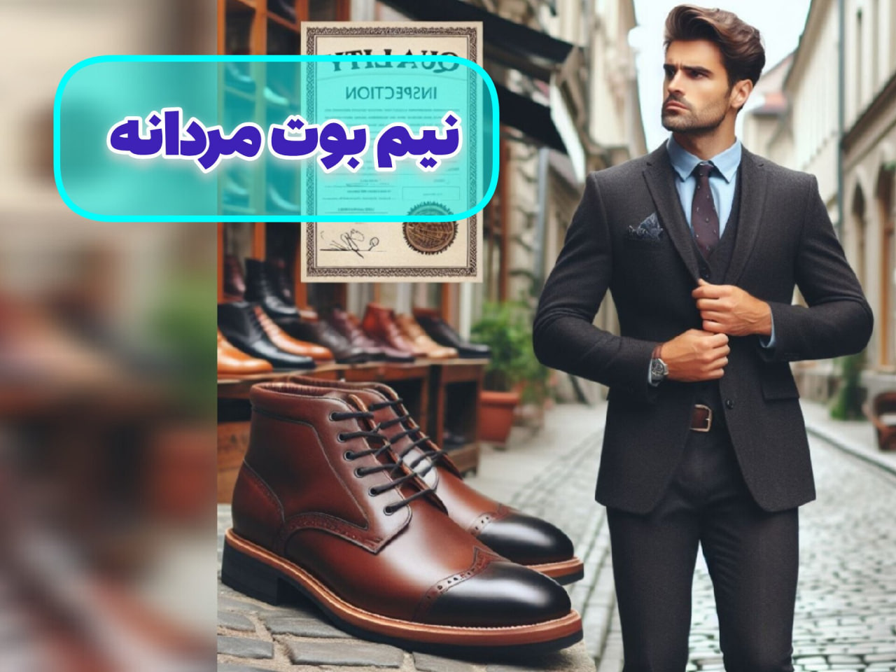 خرید اینترنتی کفش نیم بوت و بوت زمستانه مردانه فروشگاه بوتیک دمور