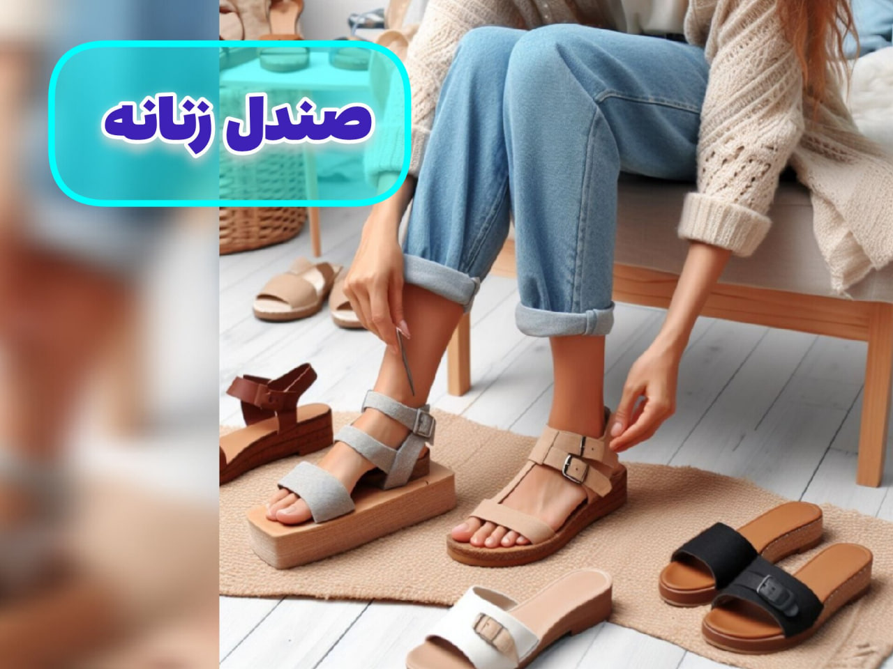 خرید اینترنتی کفش صندل زنانه کفش تابستانه زنانه  فروشگاه بوتیک دمور