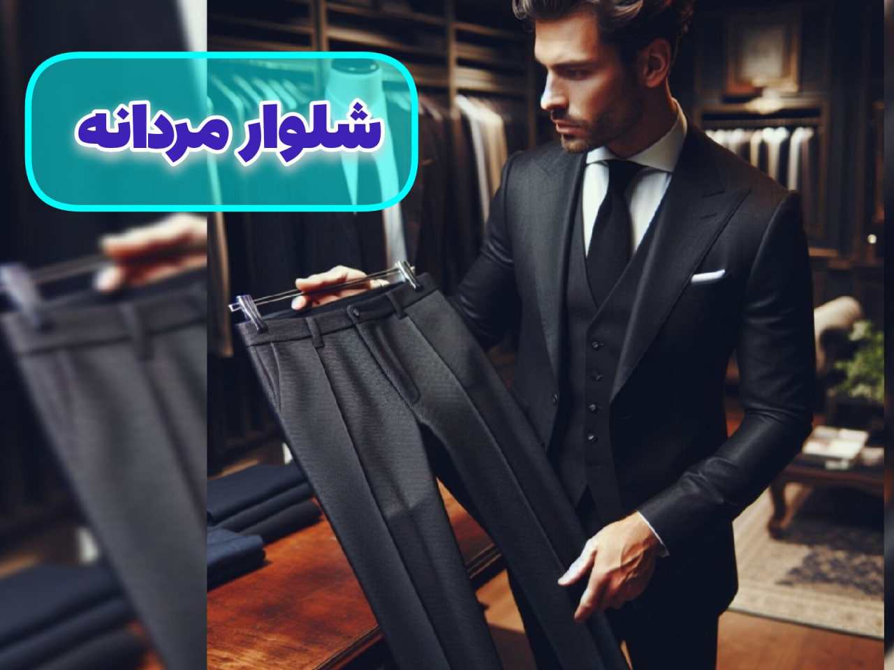  خرید اینترنتی شلوار مردانه شلوار کتان مردانه شلوار لی مردانه فروشگاه  دمور
