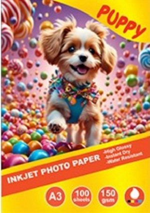 کاغذ چاپ عکس (فتوگلاسه)150گرم 100برگی A3   ضمانت کیفیت -مرجوعی تا 10روز