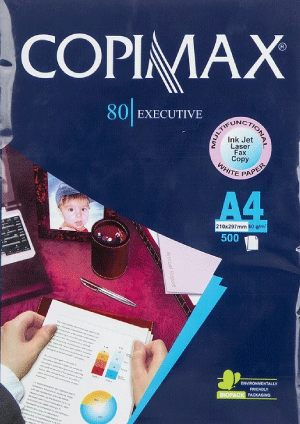 شرینک 5 بسته ای کاغذ 80 گرم سایز A4 تعداد 500 برگ