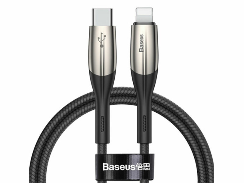 کابل شارژ سریع لایتنینگ به تایپ سی بیسوس Baseus Horizontal Lightning to Type-C Cable 1m
