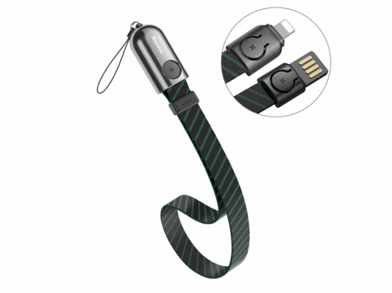 کابل شارژ و انتقال داده لایتنینگ بیسوس Baseus Golden Collar Lightning Cable 85cm