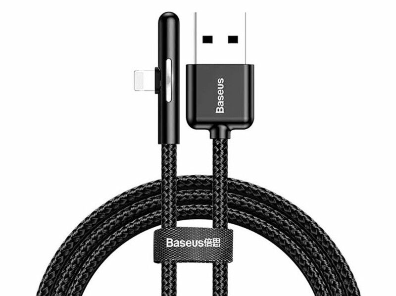 کابل لایتنینگ بیسوس Baseus Iridescent Lamp Game Cable Lightning 2m