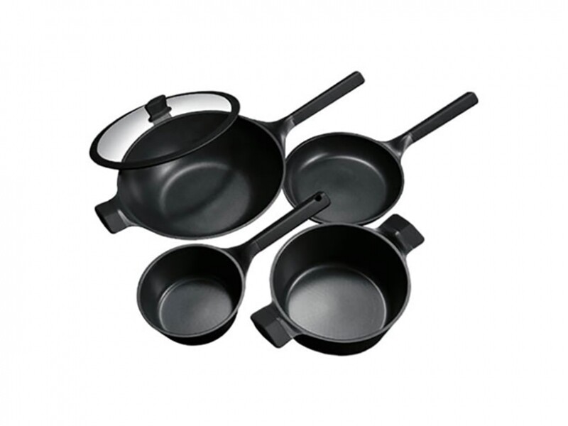 ست 4 تیکه ماهیتابه و قابلمه شیائومی Xiaomi Youpin Huohou Non-stick Super Platinum Frying Pan