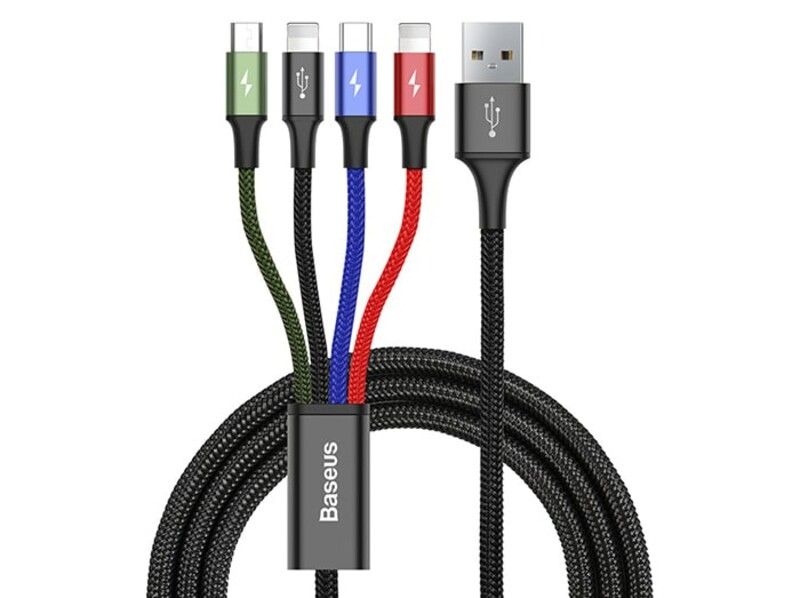 کابل 4 سر بیسوس Baseus Rapid series 4 in 1 Cable