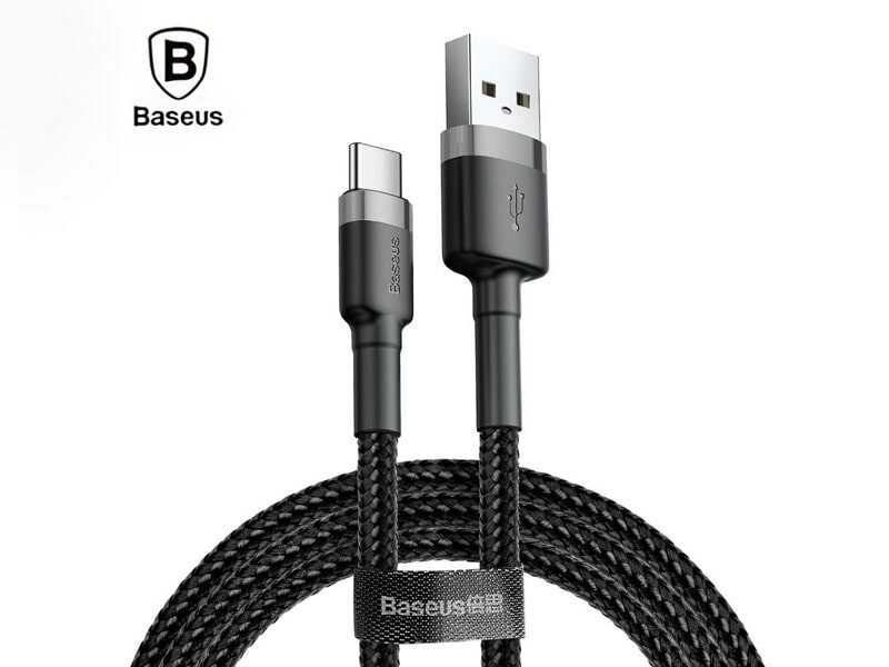 کابل شارژ سریع و انتقال داده بیسوس Baseus Cafule Type-C Cable 1m 3A