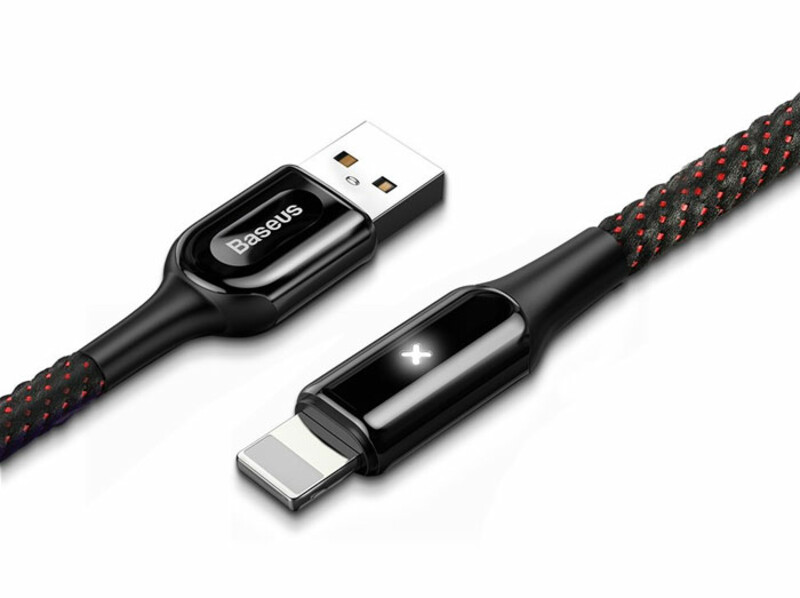 کابل لایتنینگ هوشمند بیسوس Baseus X-shaped Light Cable 1m