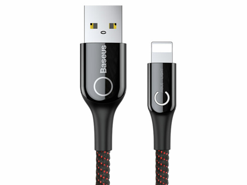 کابل لایتنینگ هوشمند بیسوس Baseus C-shaped Lightning Cable 1m