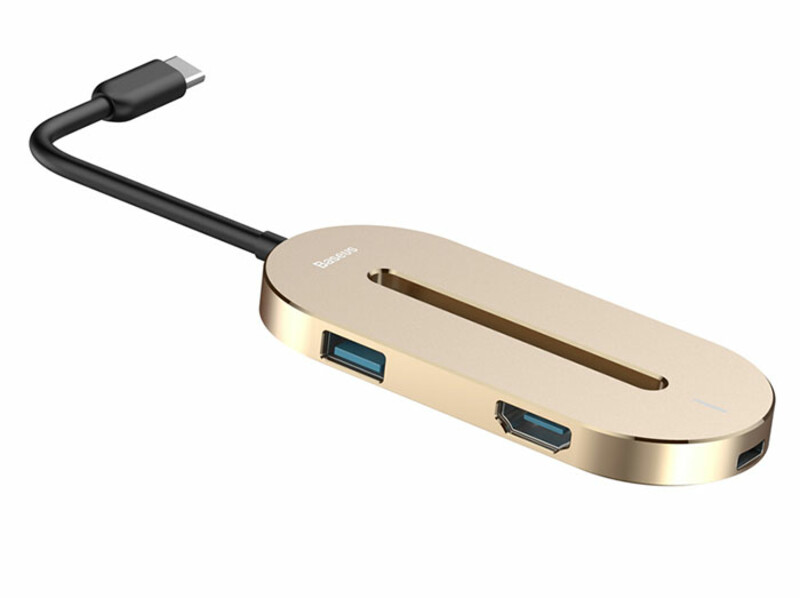 مبدل چند منظوره بیسوس Baseus O Hub Type-C Multi-function Converter