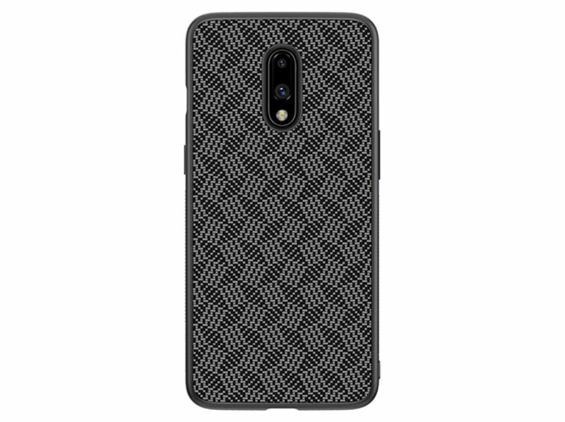 قاب محافظ فیبر نیلکین وان پلاس Nillkin Synthetic Fiber Plaid Case OnePlus 7
