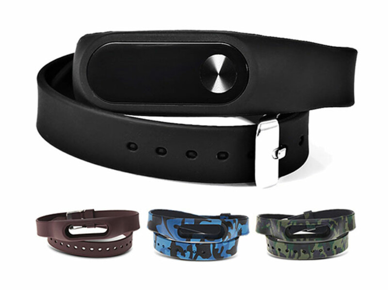 بند سیلیکونی دستبند سلامتی شیائومی Xiaomi Miband 2 Two Loop Silicone Strap