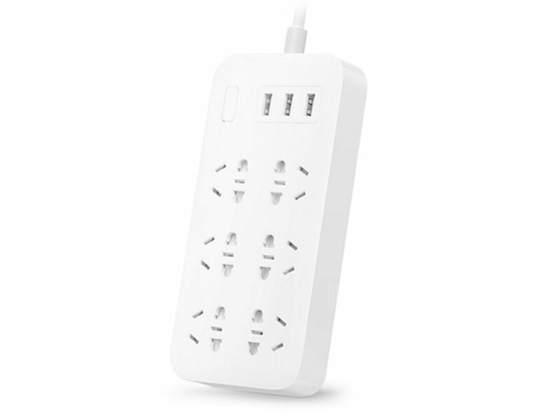 چند راهی و شارژر شیائومی 6 سوکت و 3 یو اس بی Xiaomi CXB6-1QM Power Strip