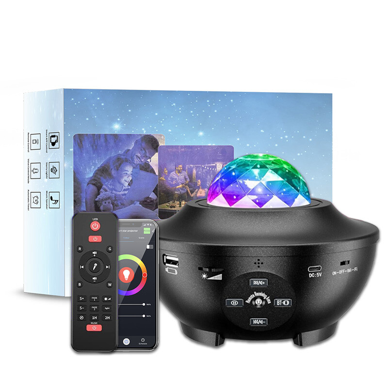 پروژکتور آسمان پر ستاره و اسپیکر رومیزی LIXINCORDA WD025