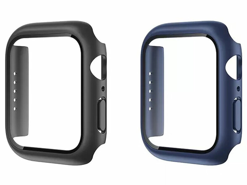 قاب و گلس اپل واچ 44 میلی‌متری سری 1، 2، 3،4، 5،6، 7 و اس ای راک Rock Integrated Protective Case Apple Watch 7/6/SE/5/4/3/2/1 44mm RPC2290