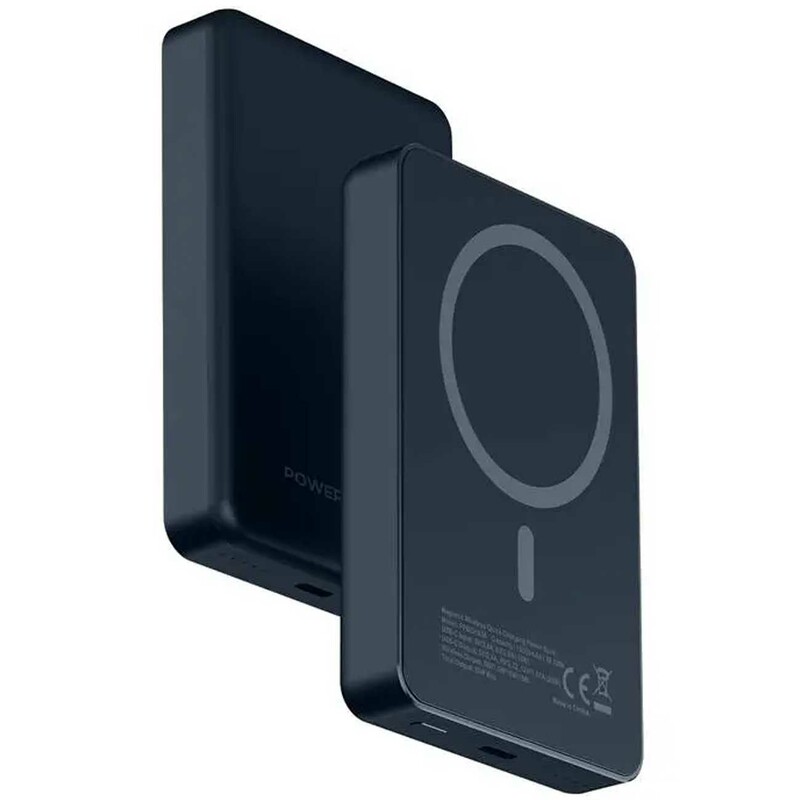 پاوربانک مگنتی 15 وات و تایپ سی 20 وات فست شارژ 10000 پاورولوژی PPBCHA34-GY