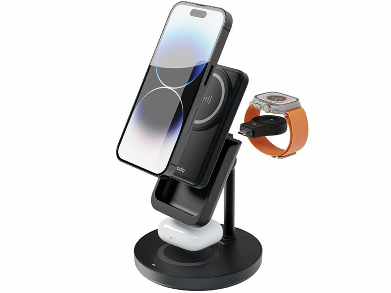 پاوربانک مگ سیف چهار کاره 10 وات 5000 پورودو PD-PBFCH024-BK