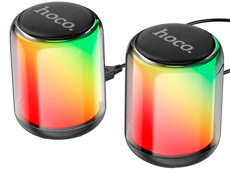 اسپیکر بلوتوث رومیزی قابل حمل هوکو Hoco Wireless and wired speakers BS56 Colorful for PC