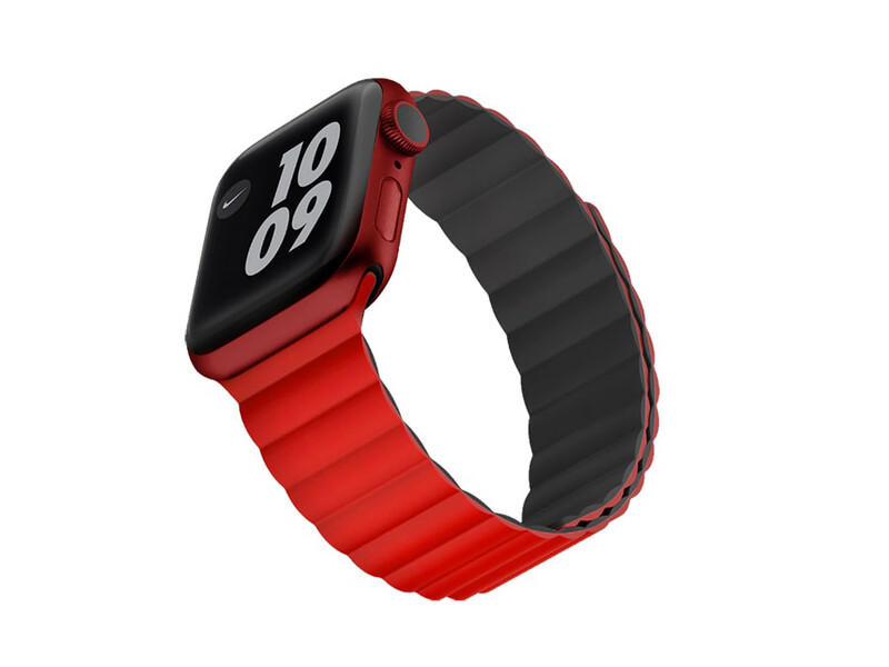 بند سیلیکونی مگنتی دو رو اپل واچ 42-44-45 میلی متر ویوا مادرید Viva Madrid Cosmo Apple Watch 42/44/45mm Silicone Magnetic Strap