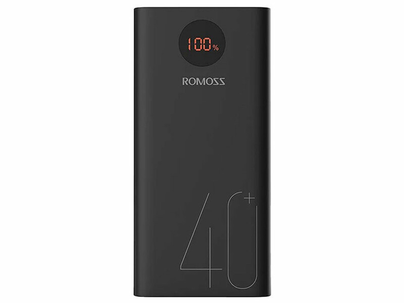 پاوربانک شارژ سریع یو اس بی و تایپ سی 18 وات روموس Romoss 40000mAh Power Bank 18W PD Fast Charge