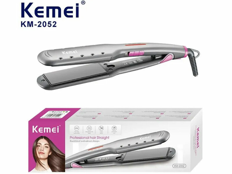 اتو موی حرفه‌ای کمی Kemei KM-2052 Catokan Rambut ProfessionalL Hair Straight