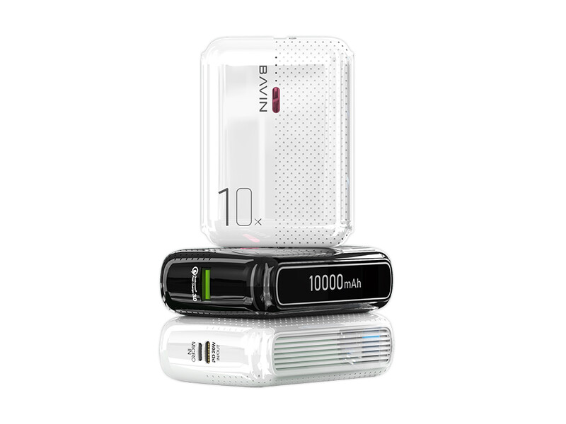 مینی پاوربانک شارژ سریع 10000 باوین BAVIN 10000mAh Powerbank PD 20W USB-C to Type-C Fast Charge PC076