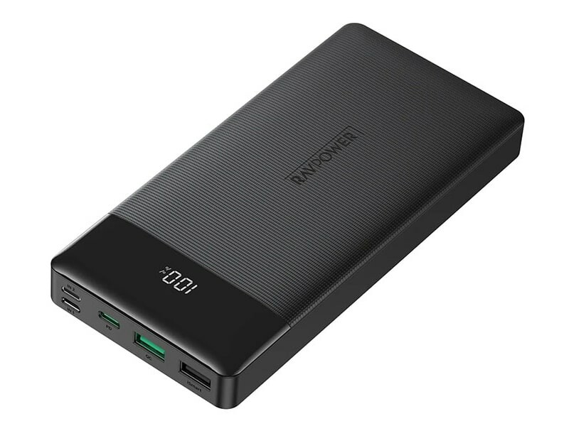پاوربانک 20000 راوپاور Ravpower PD pioneer 20000mah 18w power bank
