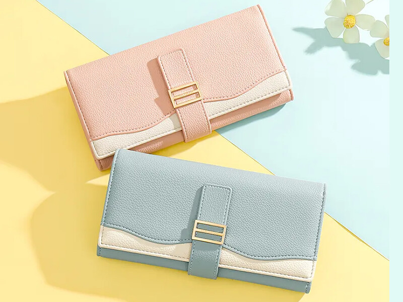 کیف پول زنانه تاشو دارای 9 جاکارتی تائومیک میک TAOMICMI CY8031 women&#39;s large capacity wollet PU leather