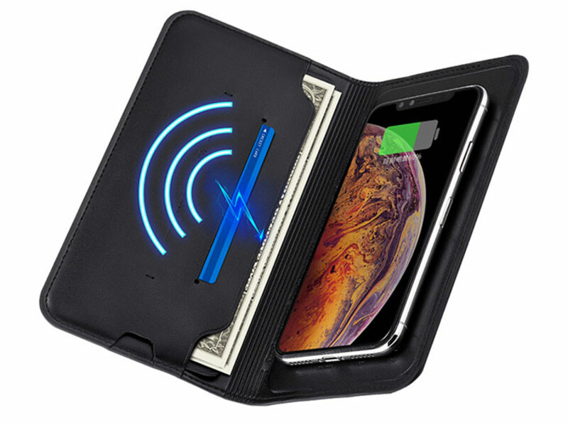 پاور بانک و کیف چرمی Zhuse Black Hole Series ZS-WB-001 8000mAh Power Bank And Leather Bag