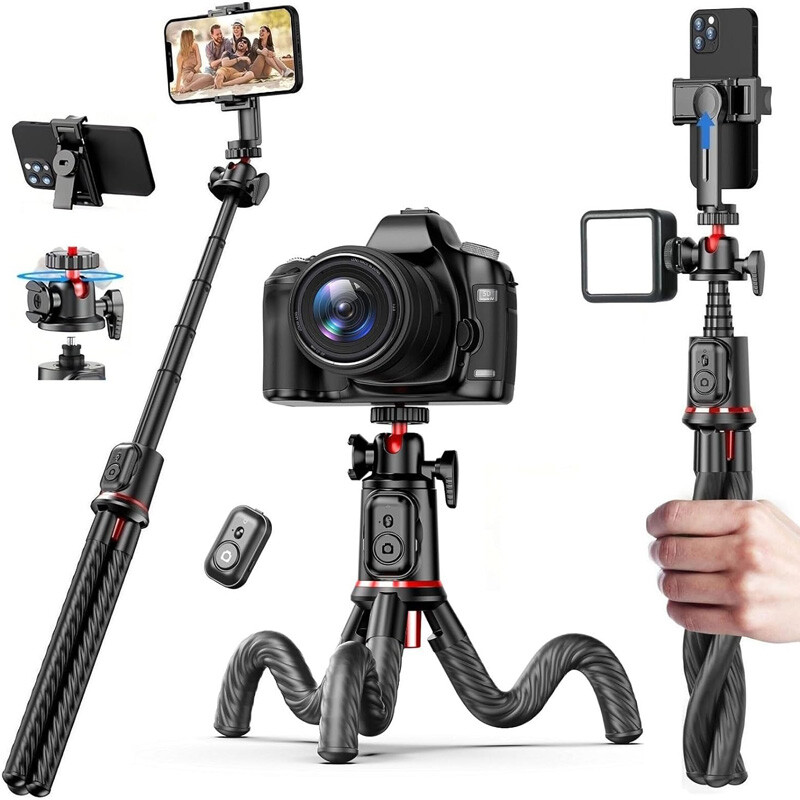 مونوپاد و سه پایه انعطاف پذیر موبایل و دوربین C03