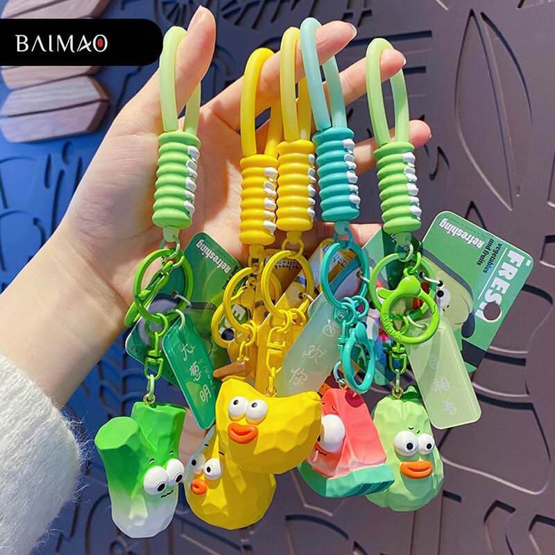 جاکلیدی فانتزی و آویز کیف طرح میوه A